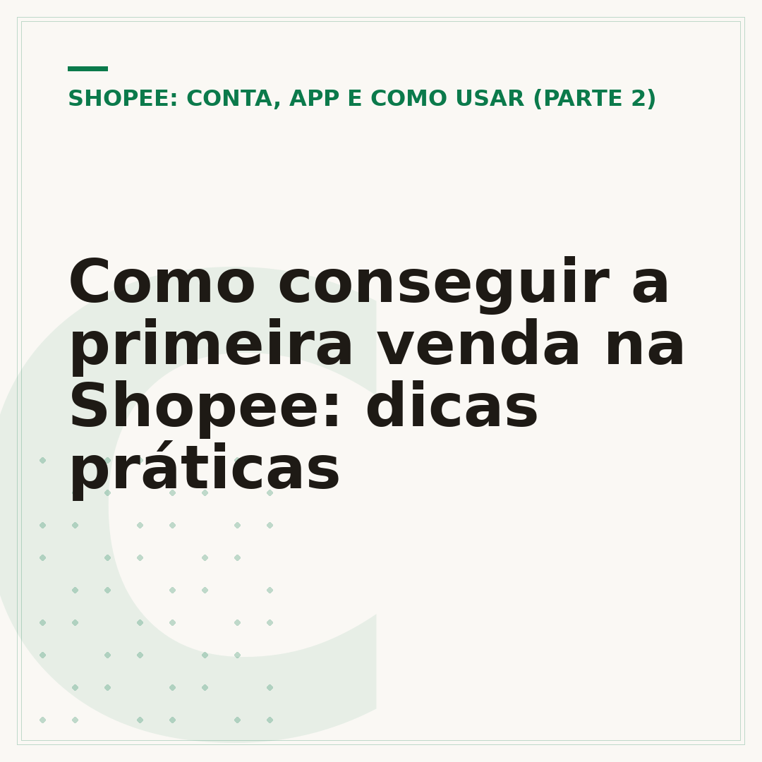 Como conseguir a primeira venda na Shopee: dicas práticas