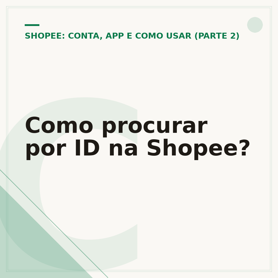 Como procurar por ID na Shopee?
