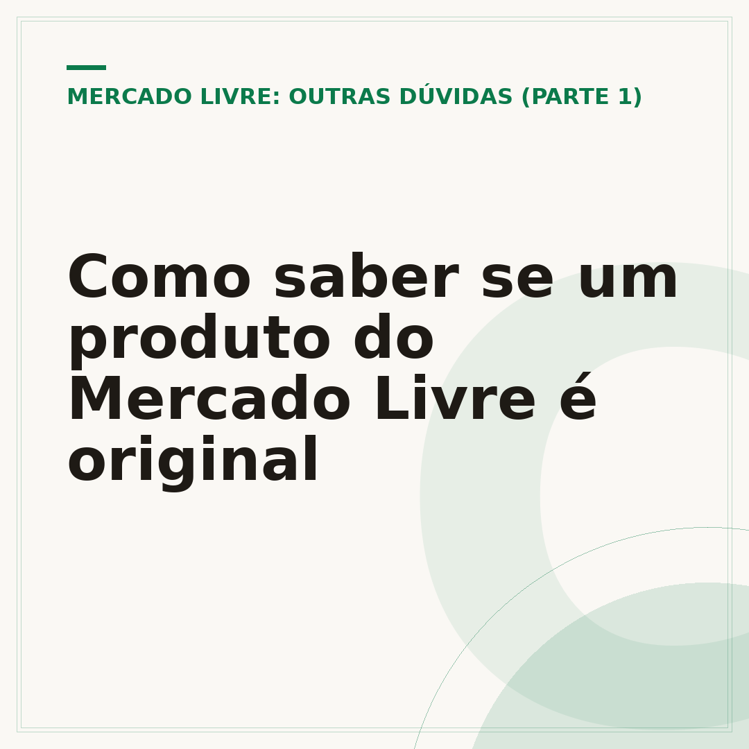 Como saber se um produto do Mercado Livre é original