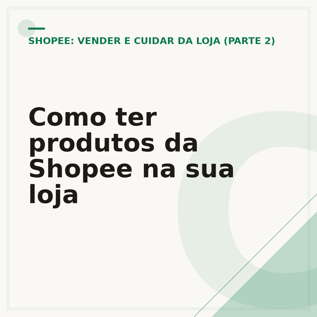 Como ter produtos da Shopee na sua loja