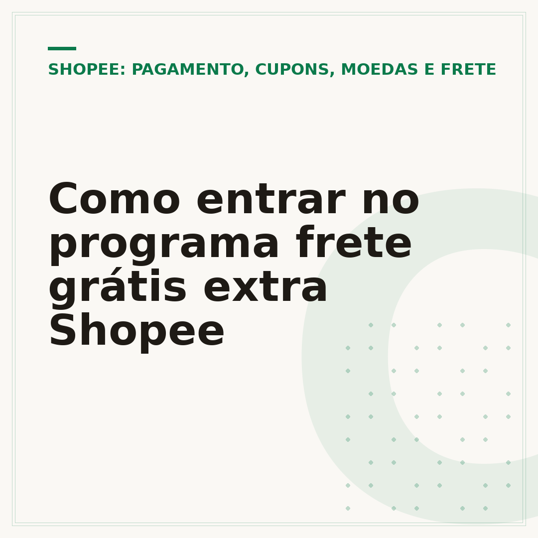 Como entrar no programa frete grátis extra Shopee