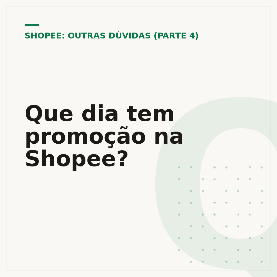 Que dia tem promoção na Shopee?