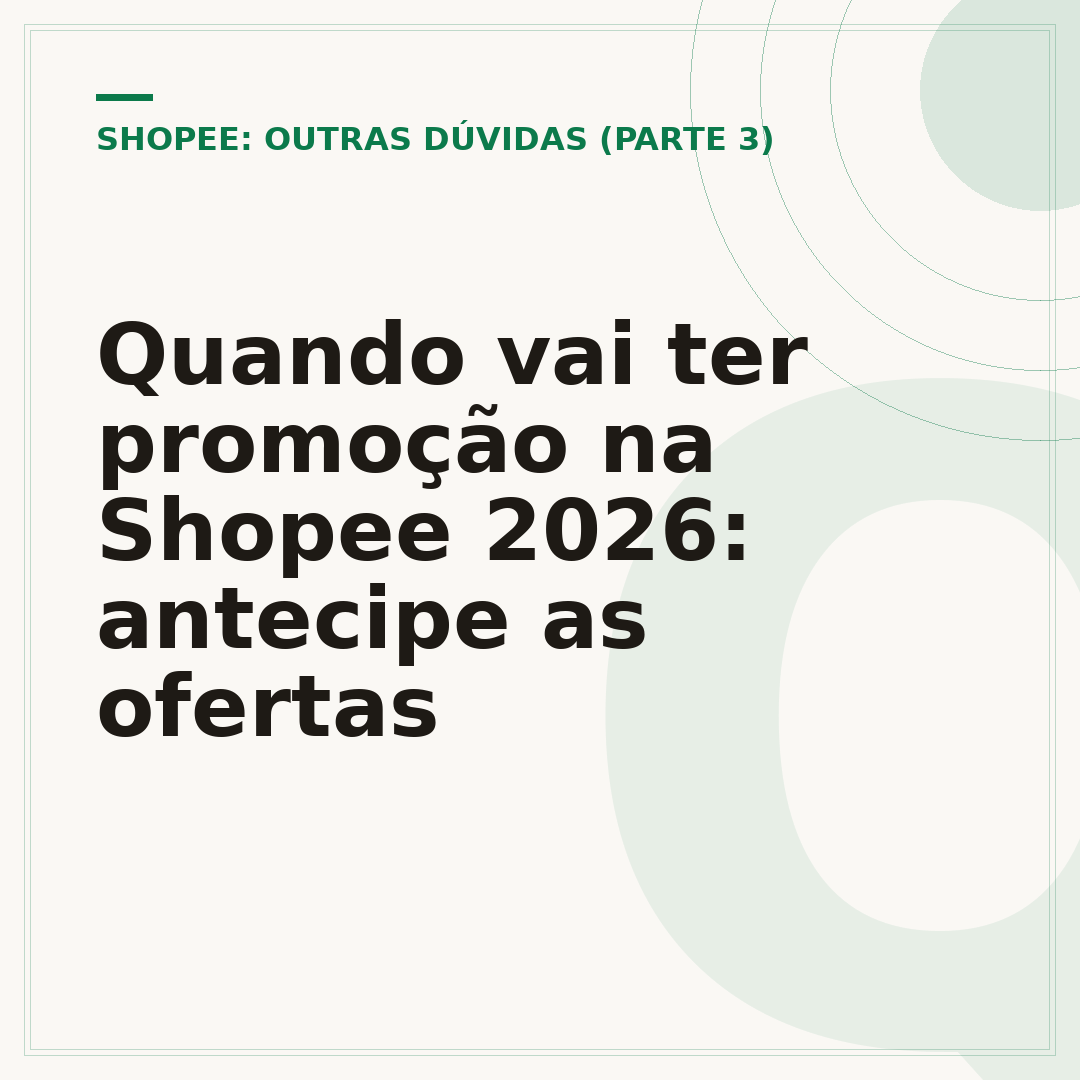 Quando vai ter promoção na Shopee 2026: antecipe as ofertas