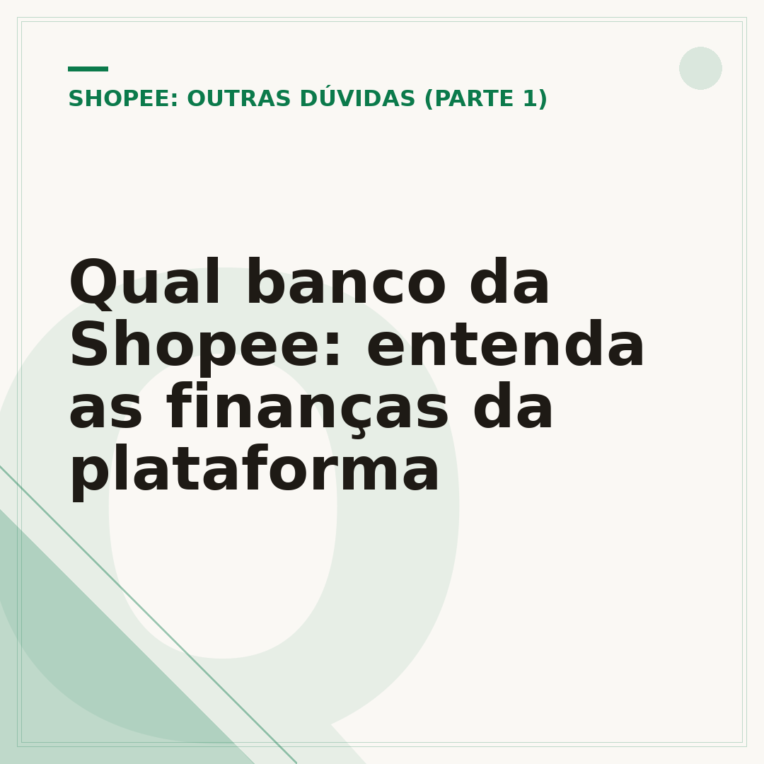 Qual banco da Shopee: entenda as finanças da plataforma
