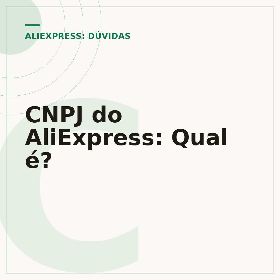 CNPJ do AliExpress: Qual é?