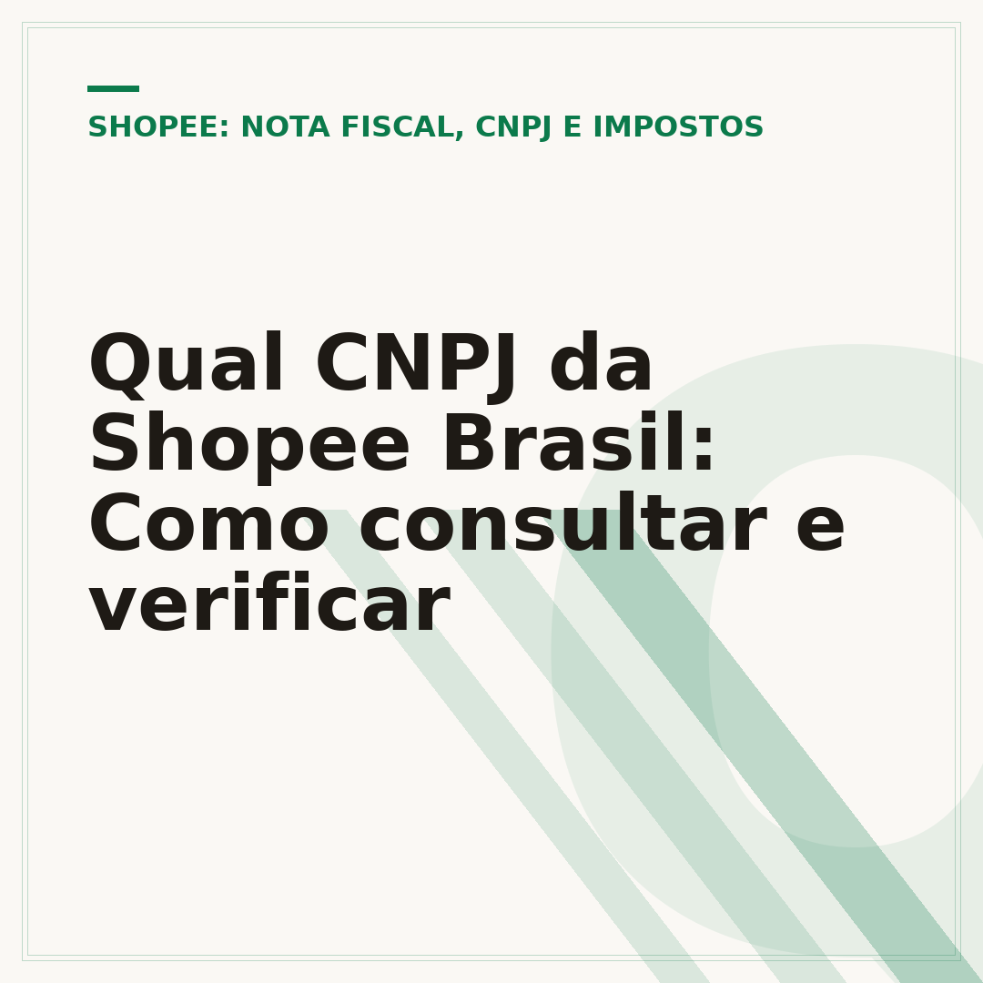 Qual CNPJ da Shopee Brasil: Como consultar e verificar