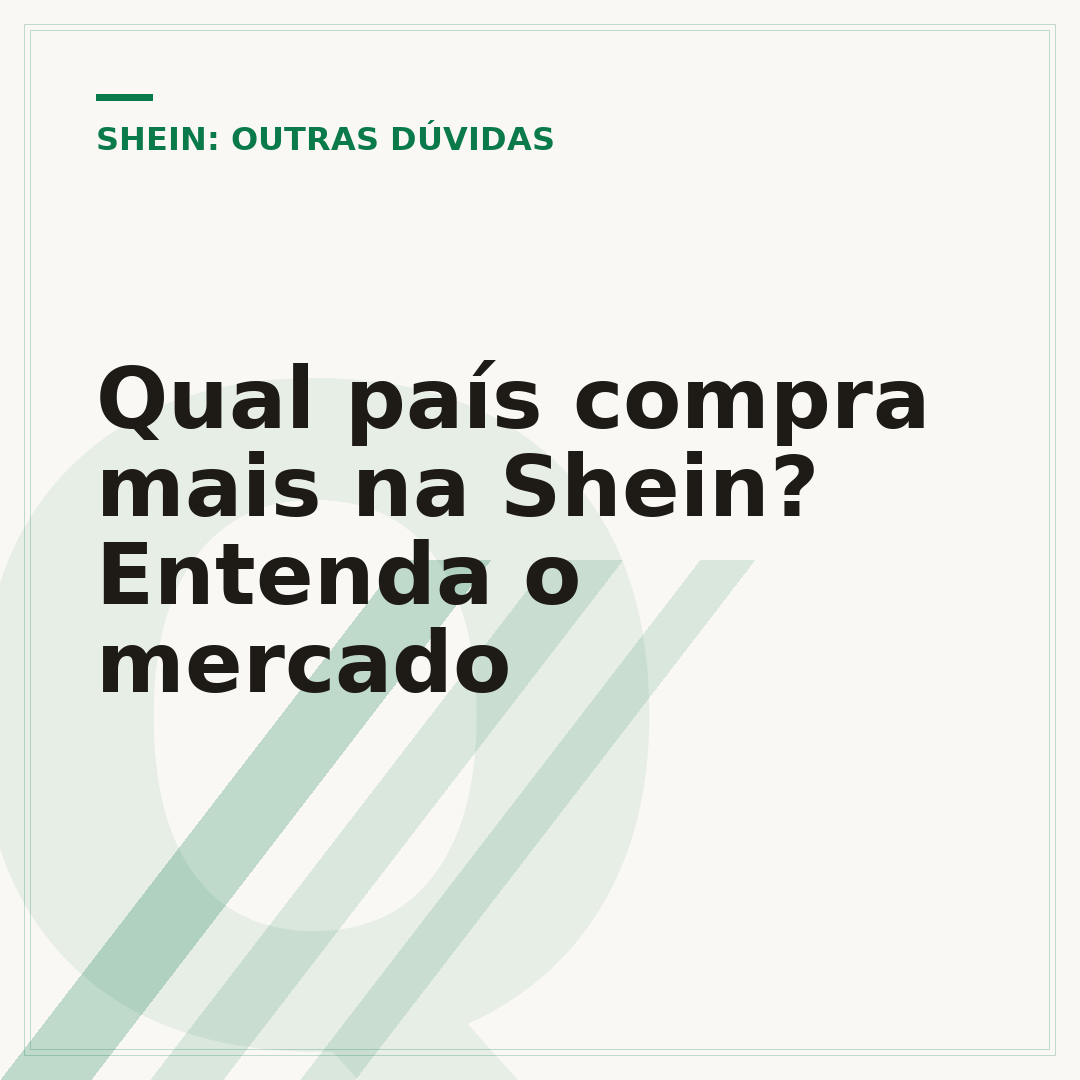 Qual país compra mais na Shein? Entenda o mercado