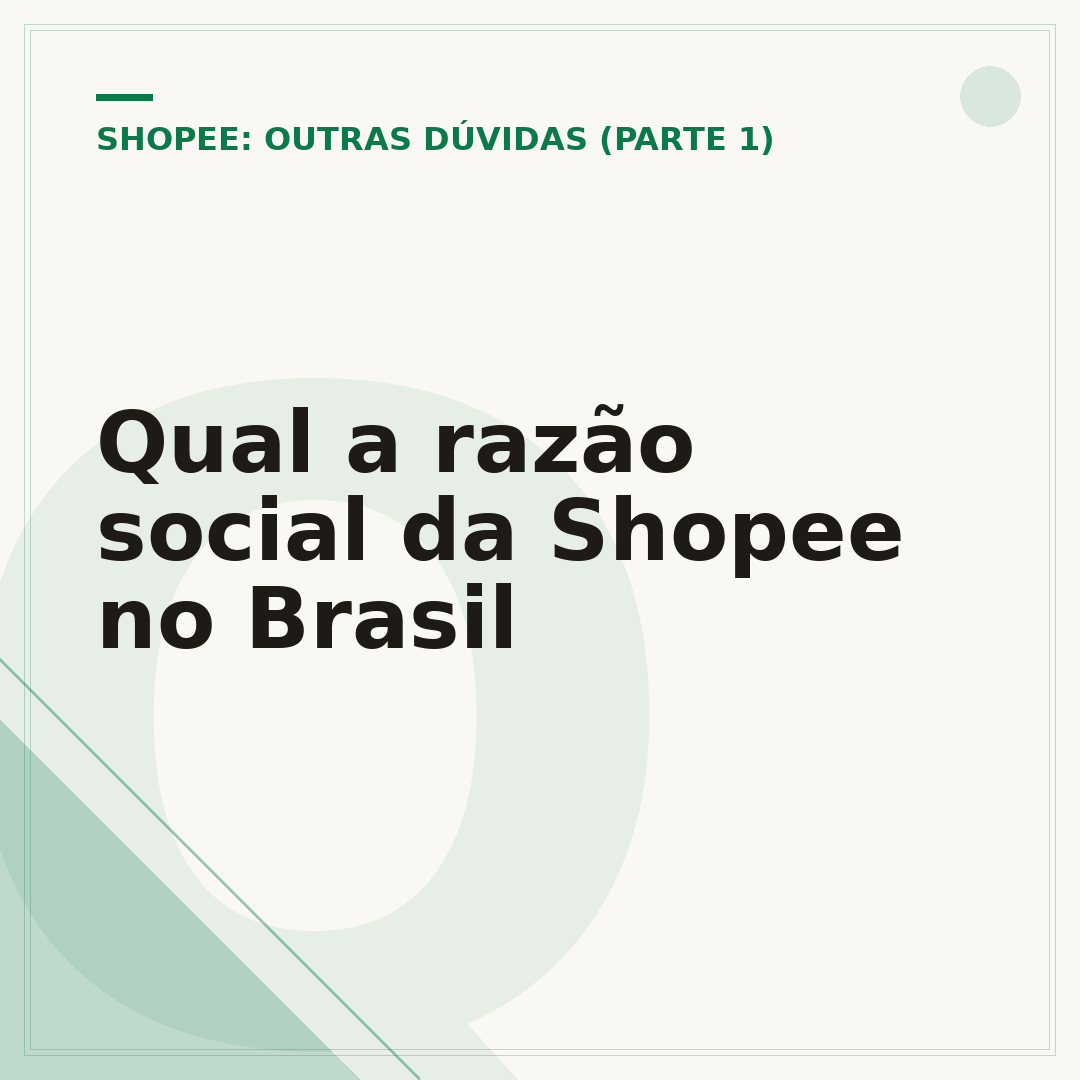 Qual a razão social da Shopee no Brasil
