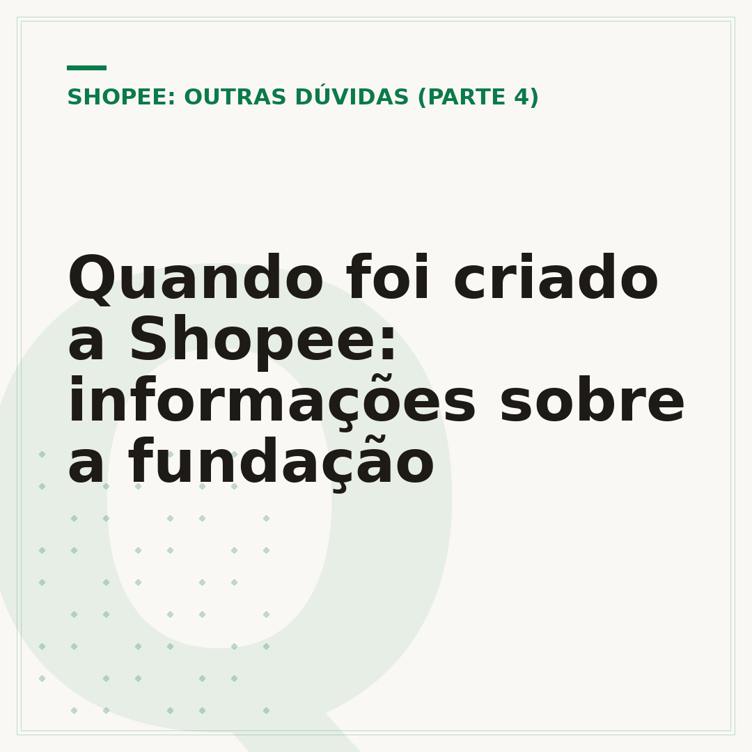 Quando foi criado a Shopee: informações sobre a fundação
