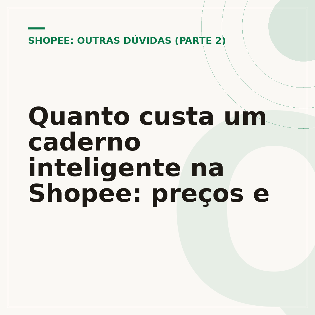 Quanto custa um caderno inteligente na Shopee: preços e