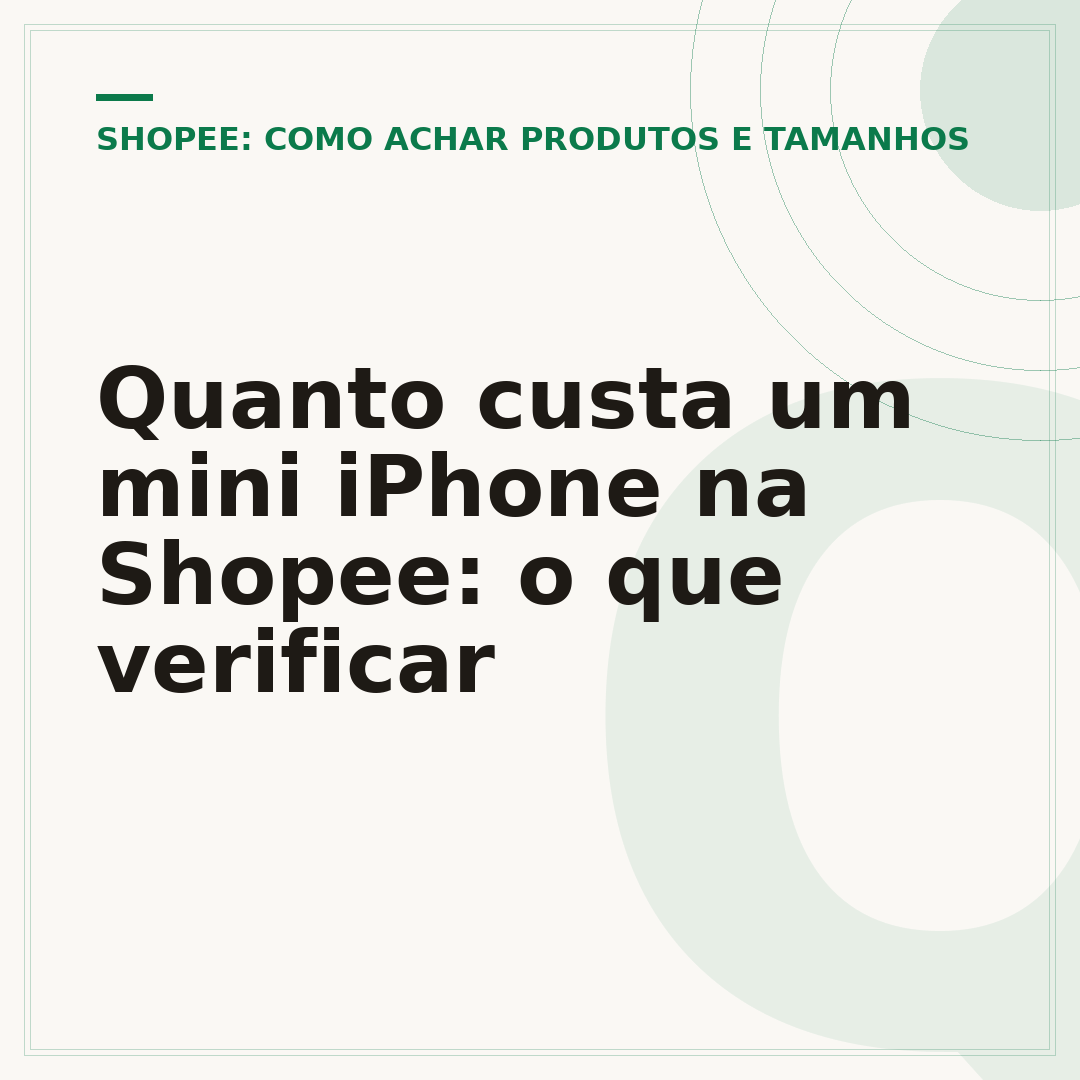 Quanto custa um mini iPhone na Shopee: o que verificar