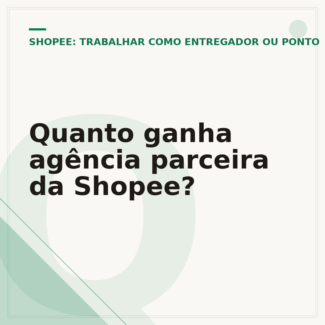 Quanto ganha agência parceira da Shopee?