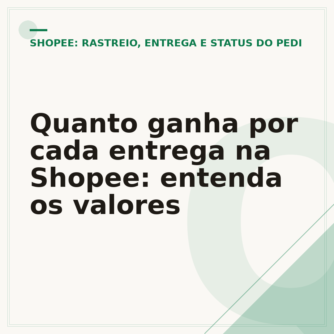 Quanto ganha por cada entrega na Shopee: entenda os valores