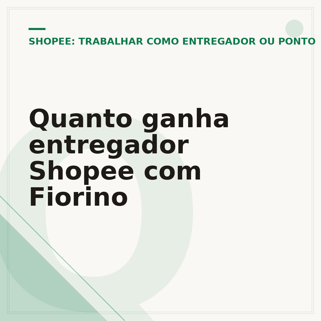 Quanto ganha entregador Shopee com Fiorino