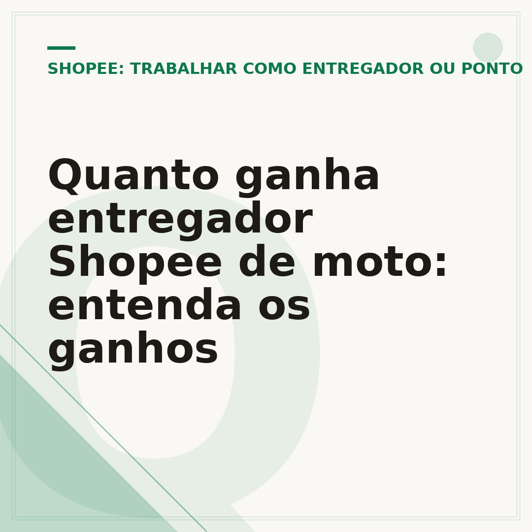Quanto ganha entregador Shopee de moto: entenda os ganhos