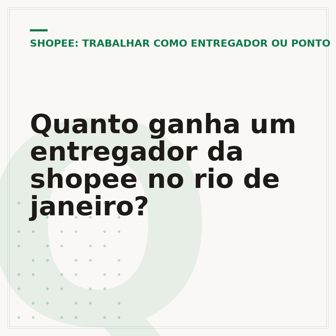 Quanto ganha um entregador da shopee no rio de janeiro?