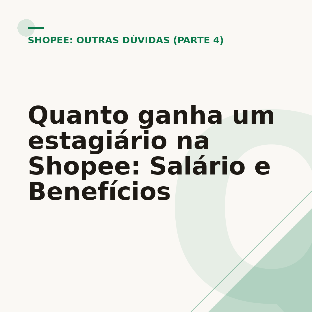 Quanto ganha um estagiário na Shopee: Salário e Benefícios
