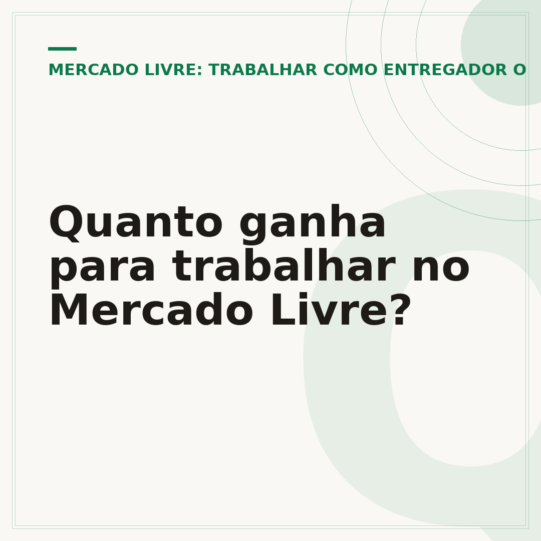 Quanto ganha para trabalhar no Mercado Livre?