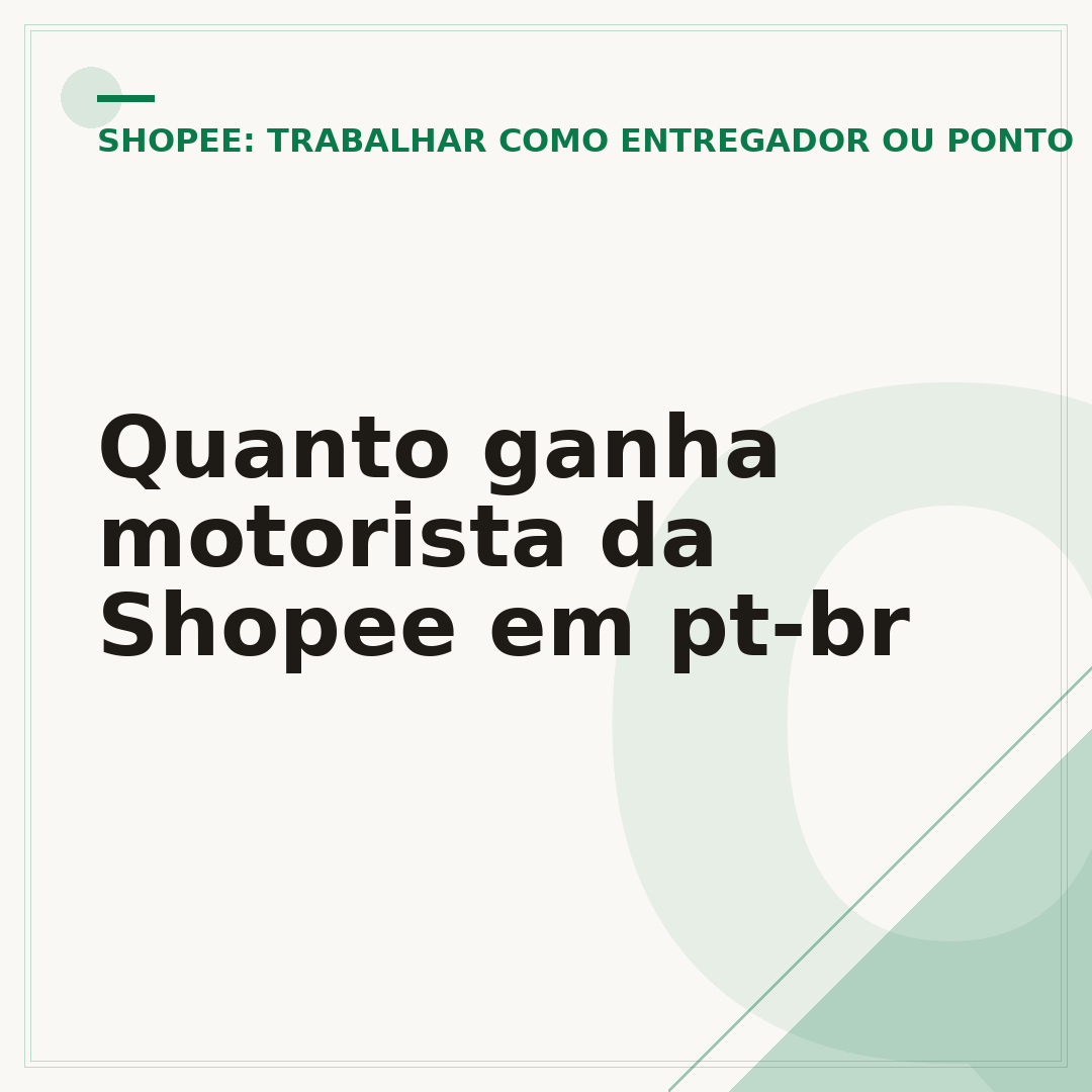 Quanto ganha motorista da Shopee em pt-br