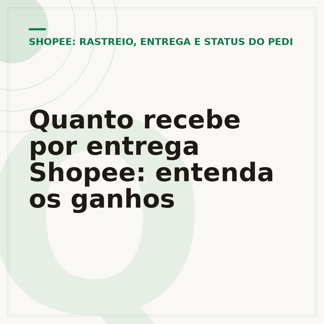 Quanto recebe por entrega Shopee: entenda os ganhos