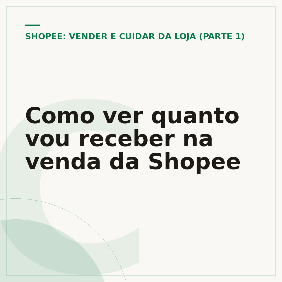 Como ver quanto vou receber na venda da Shopee