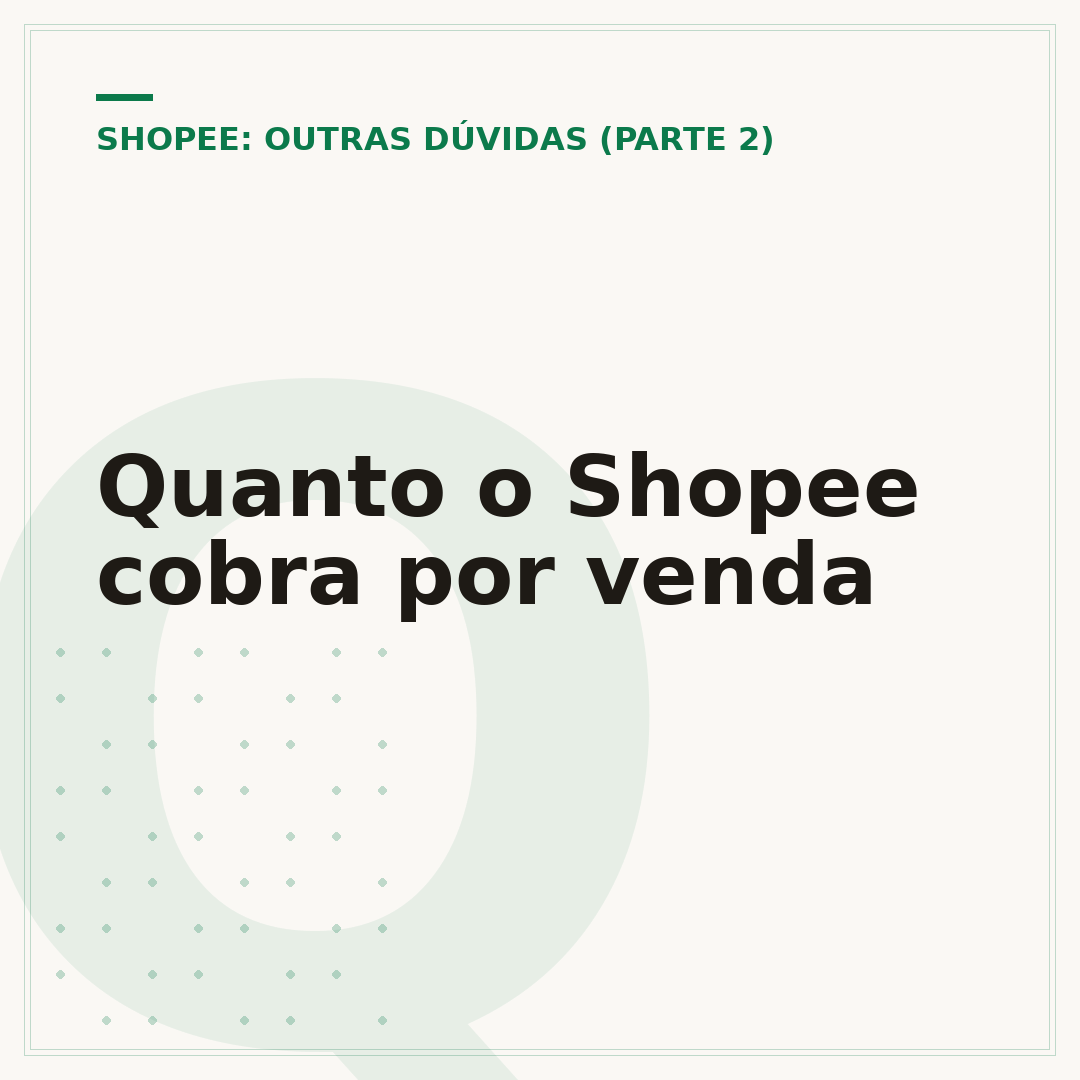 Quanto o Shopee cobra por venda