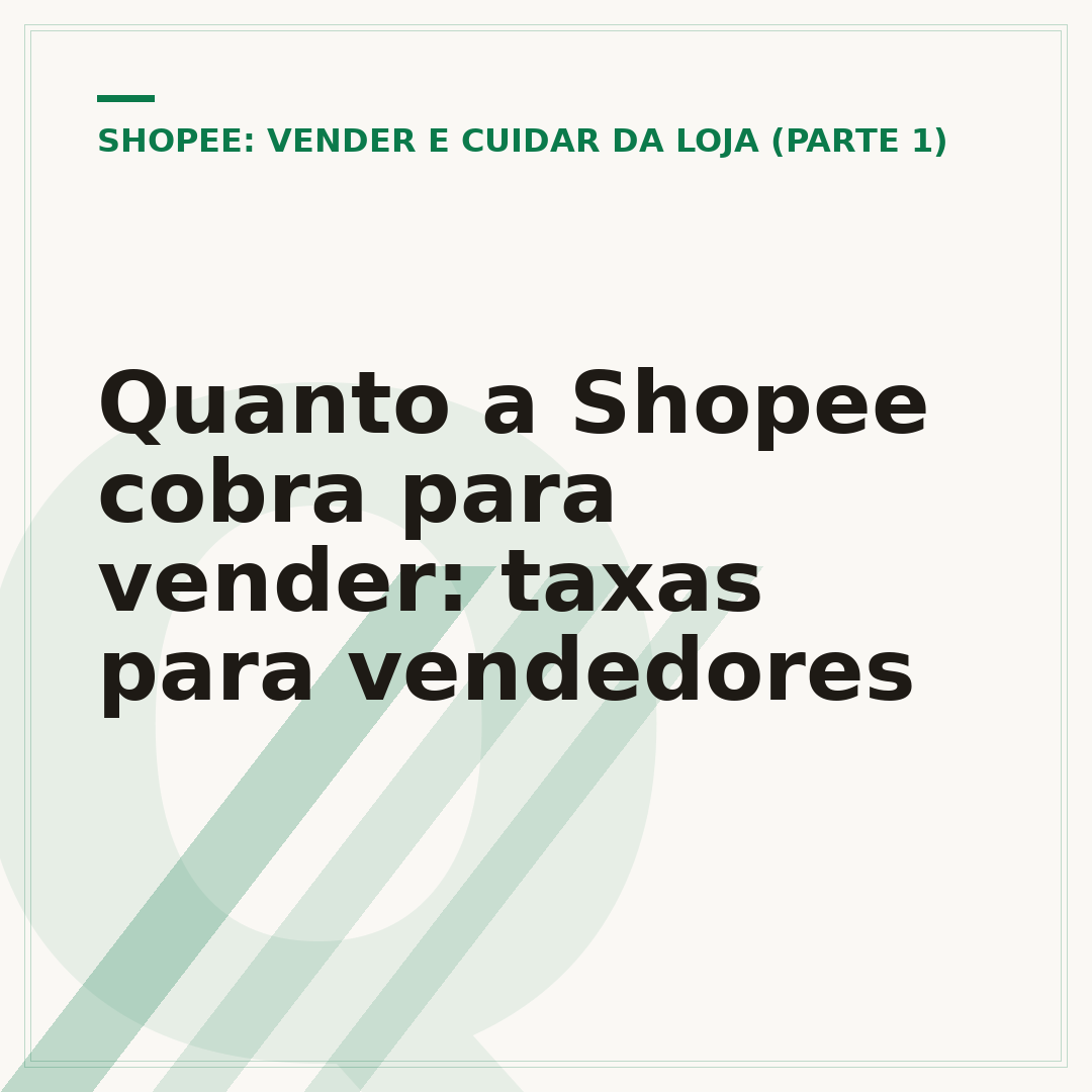 Quanto a Shopee cobra para vender: taxas para vendedores