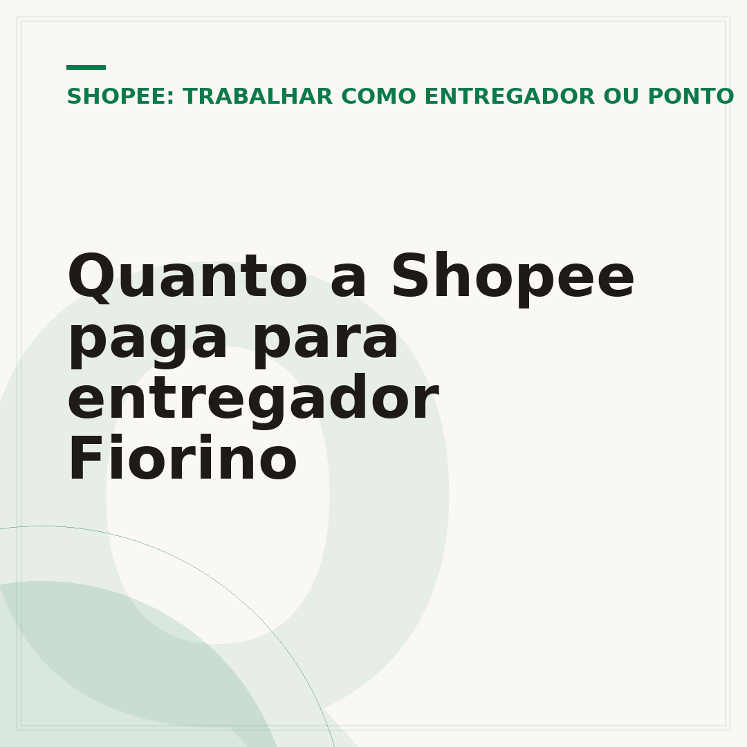 Quanto a Shopee paga para entregador Fiorino