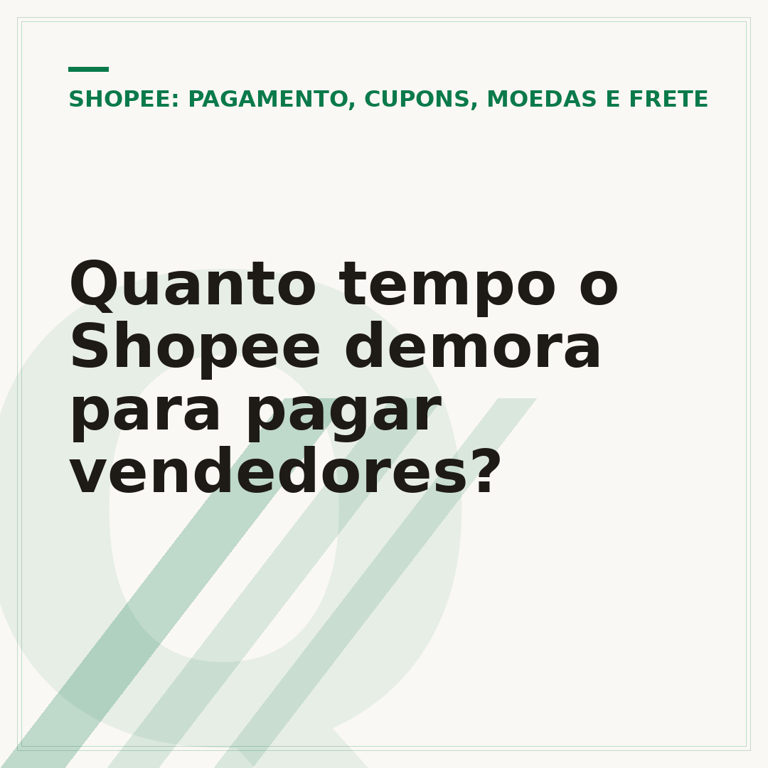 Quanto tempo o Shopee demora para pagar vendedores?