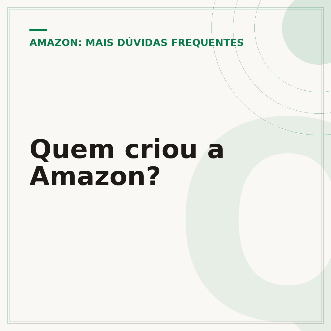 Quem criou a Amazon?