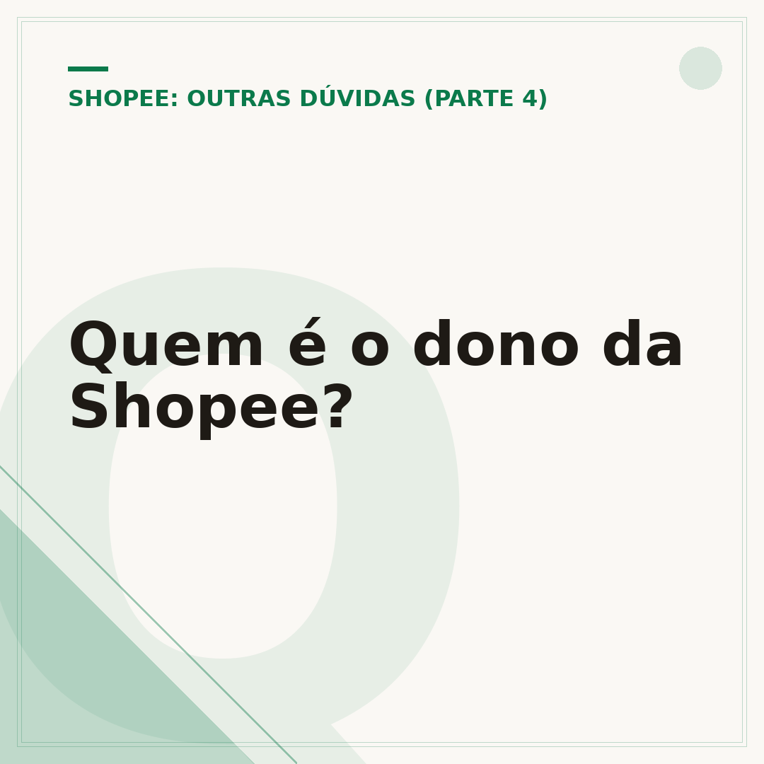 Quem é o dono da Shopee?