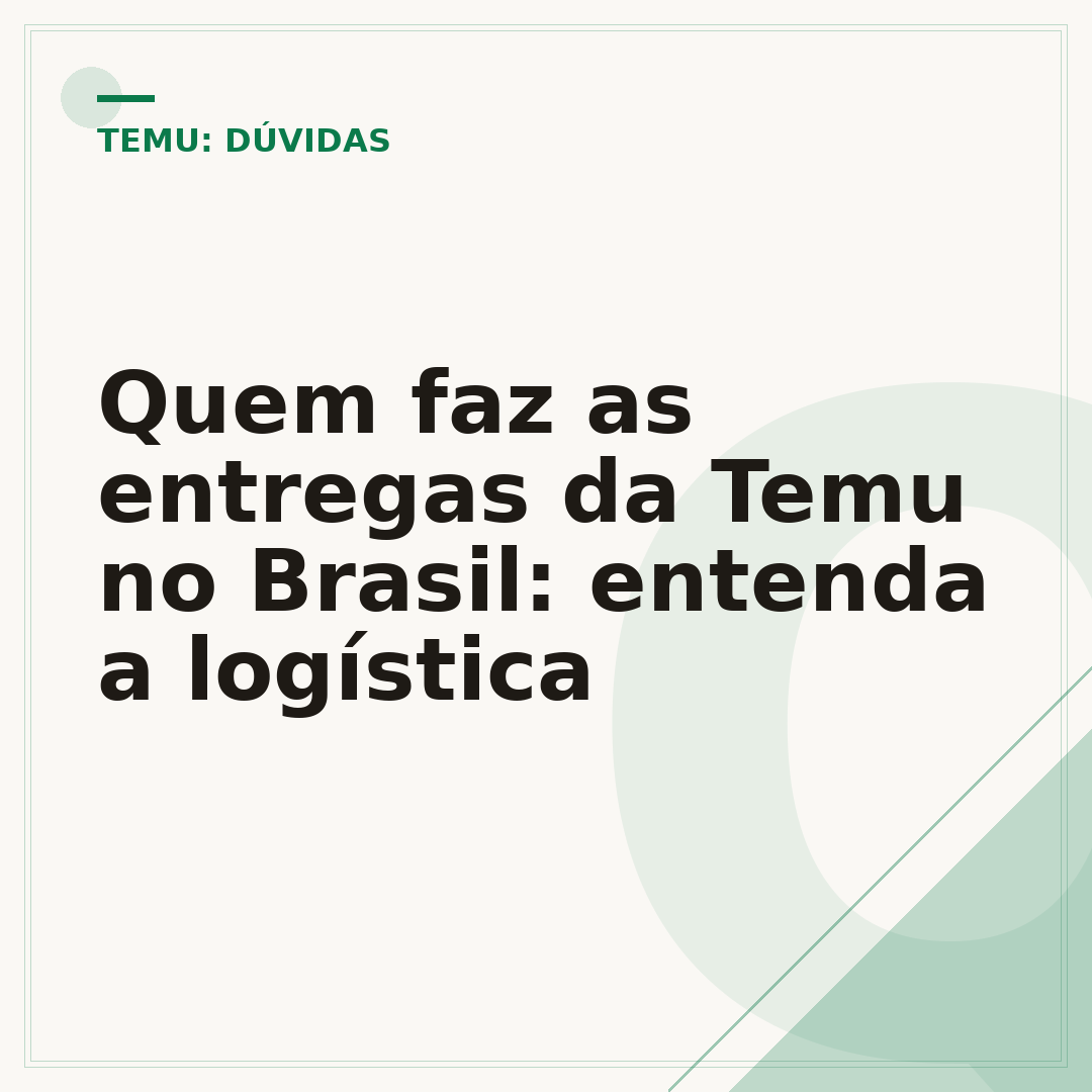 Quem faz as entregas da Temu no Brasil: entenda a logística