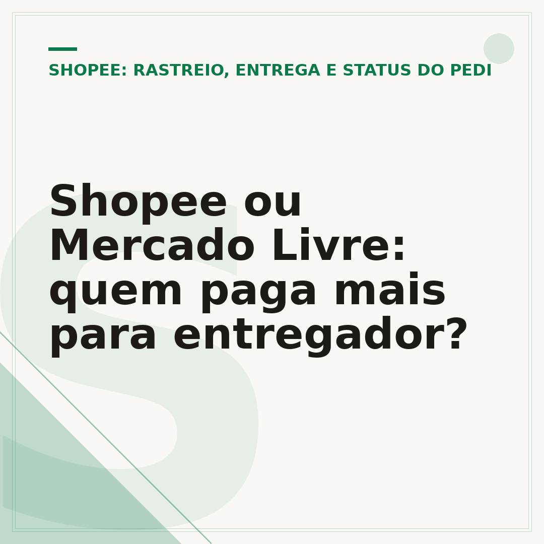Shopee ou Mercado Livre: quem paga mais para entregador?