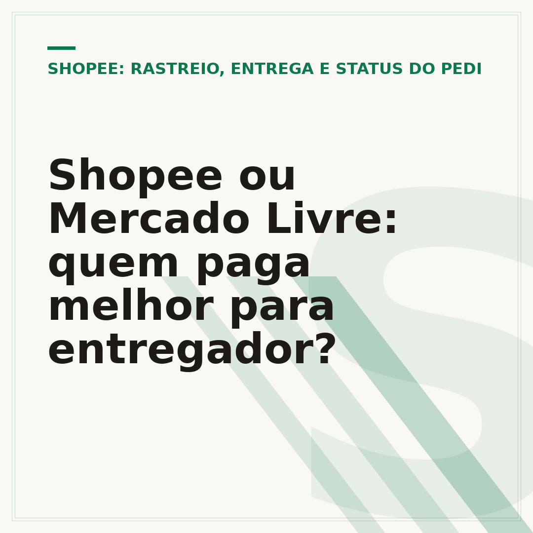 Shopee ou Mercado Livre: quem paga melhor para entregador?