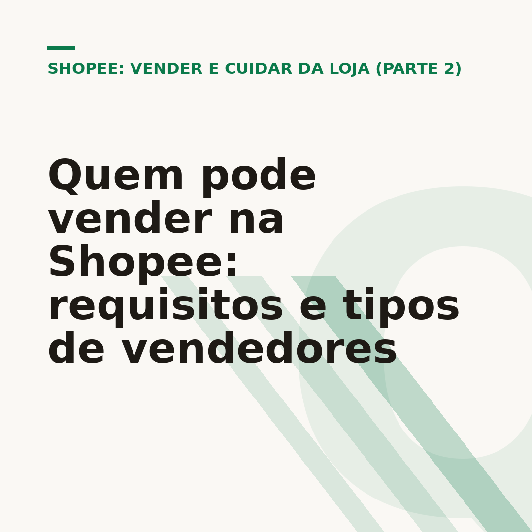 Quem pode vender na Shopee: requisitos e tipos de vendedores