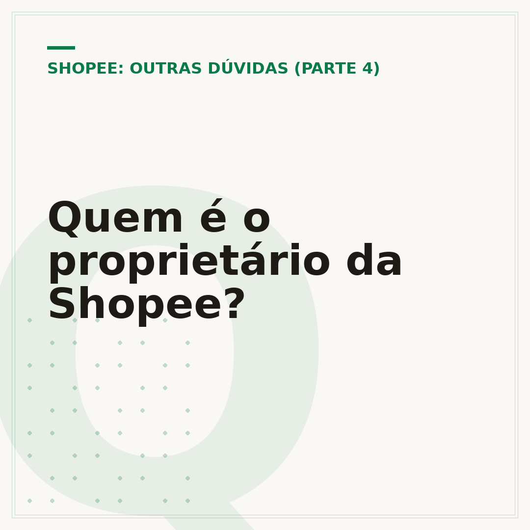 Quem é o proprietário da Shopee?