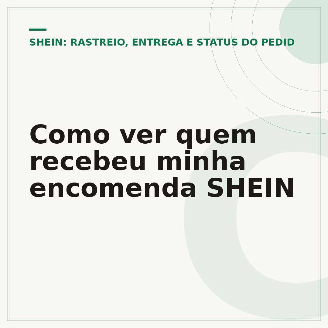 Como ver quem recebeu minha encomenda SHEIN