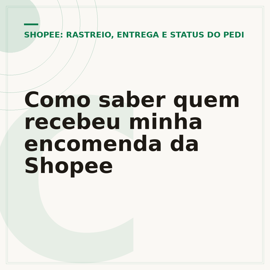 Como saber quem recebeu minha encomenda da Shopee