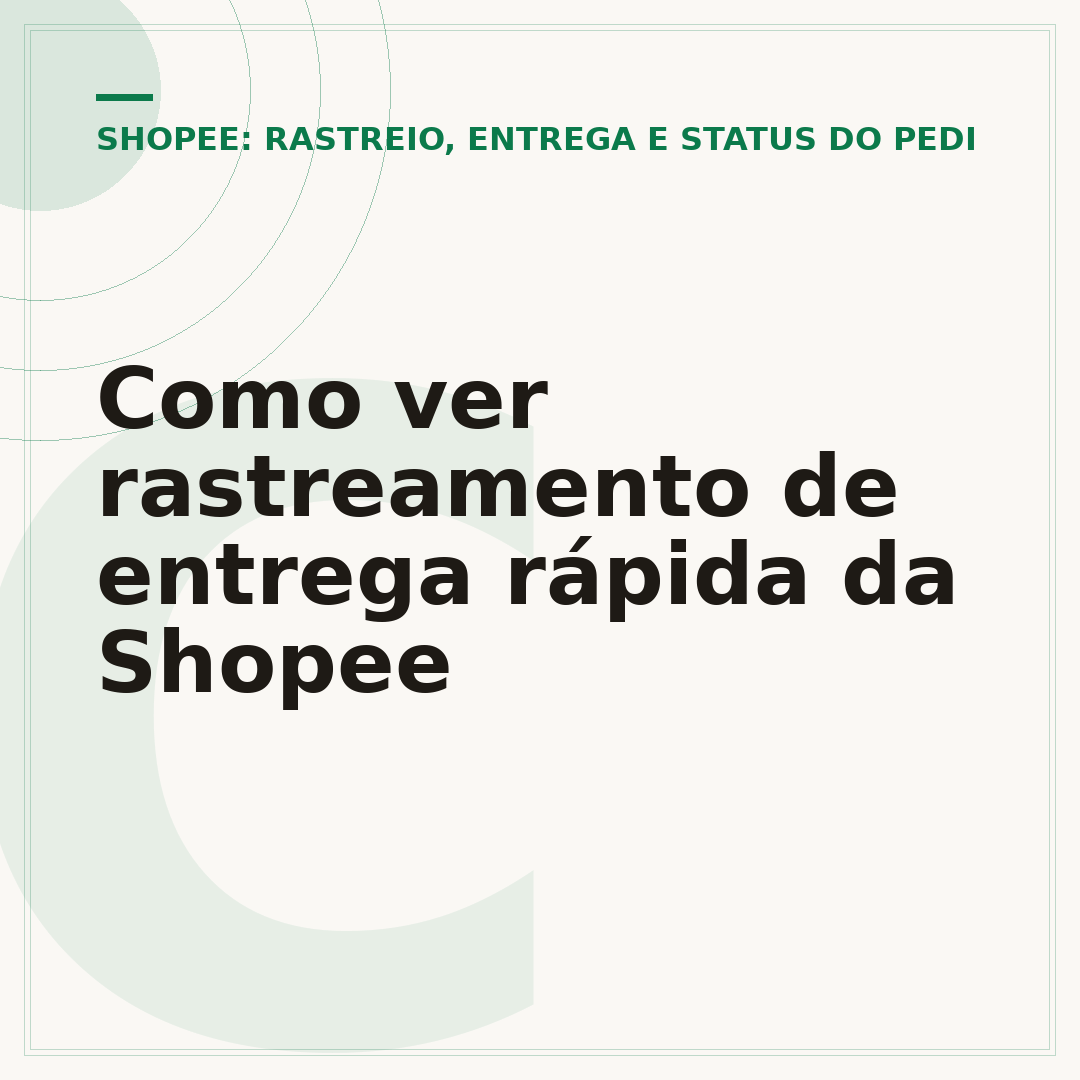 Como ver rastreamento de entrega rápida da Shopee