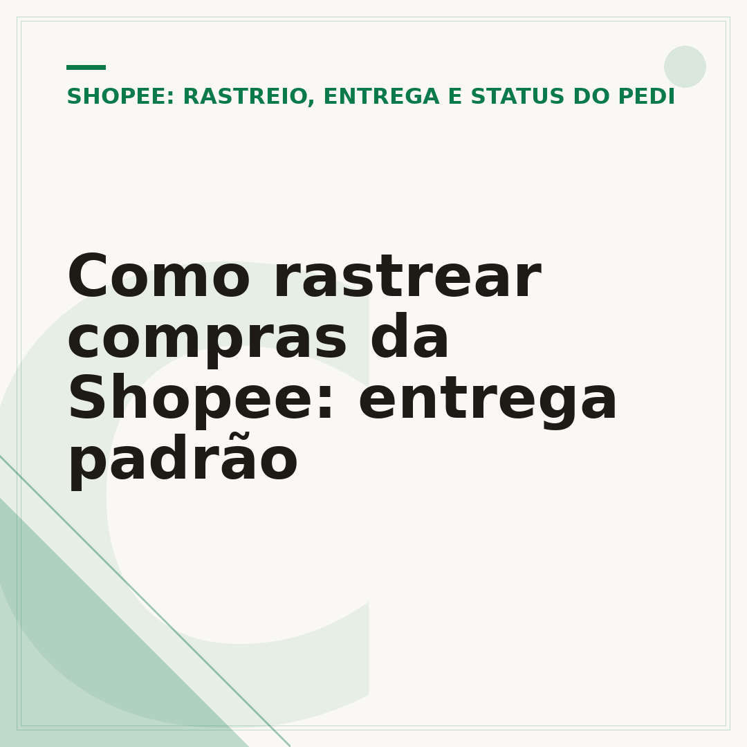 Como rastrear compras da Shopee: entrega padrão