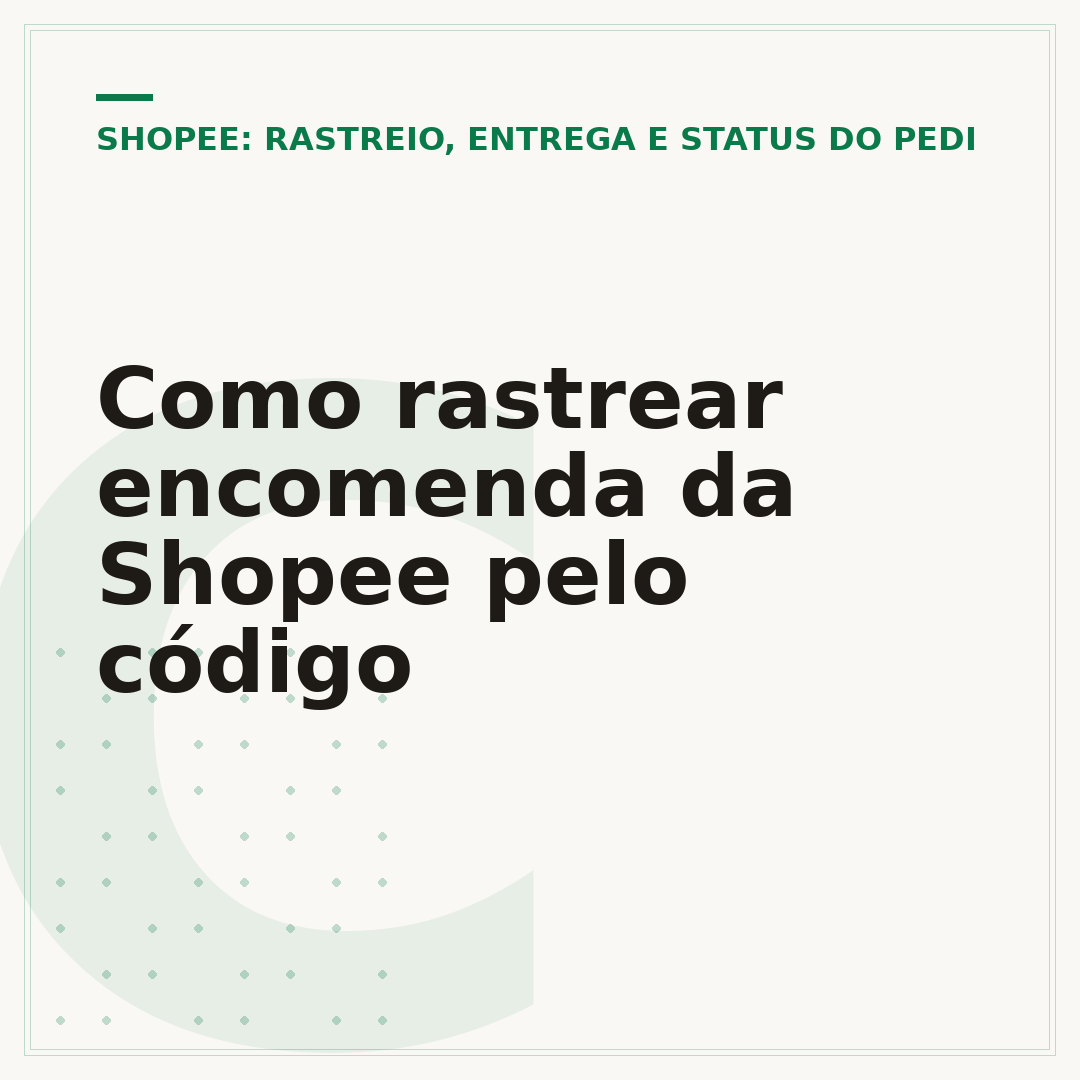 Como rastrear encomenda da Shopee pelo código