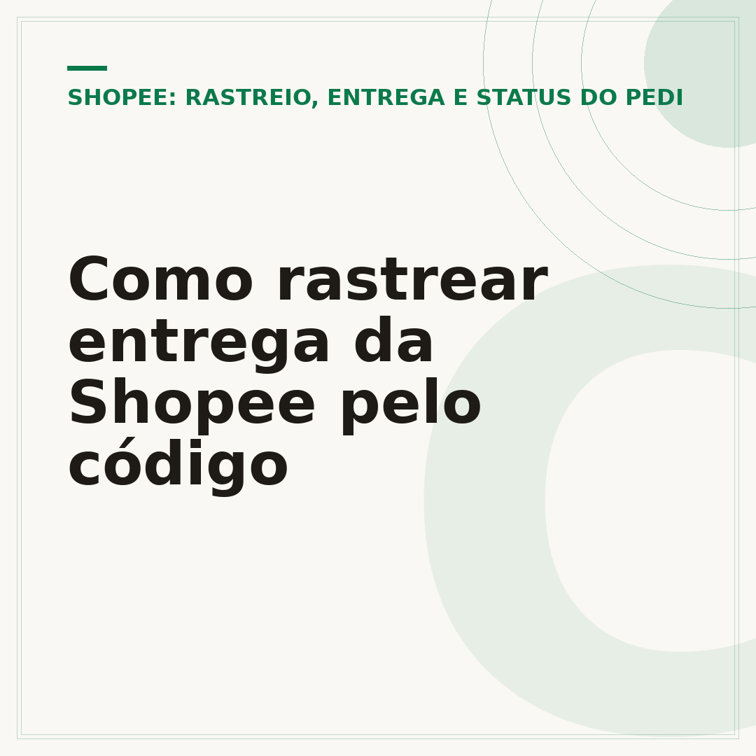 Como rastrear entrega da Shopee pelo código