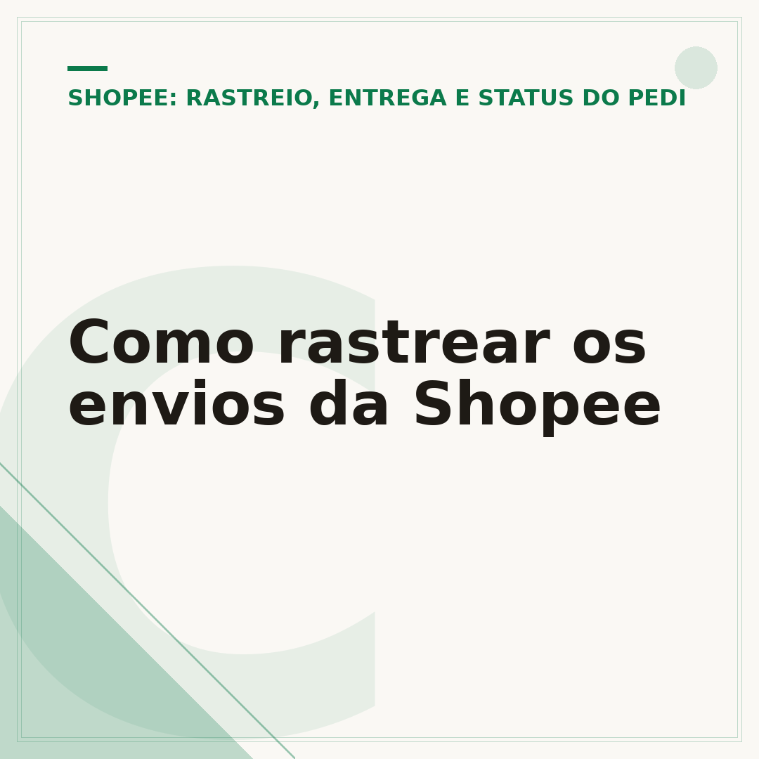 Como rastrear os envios da Shopee