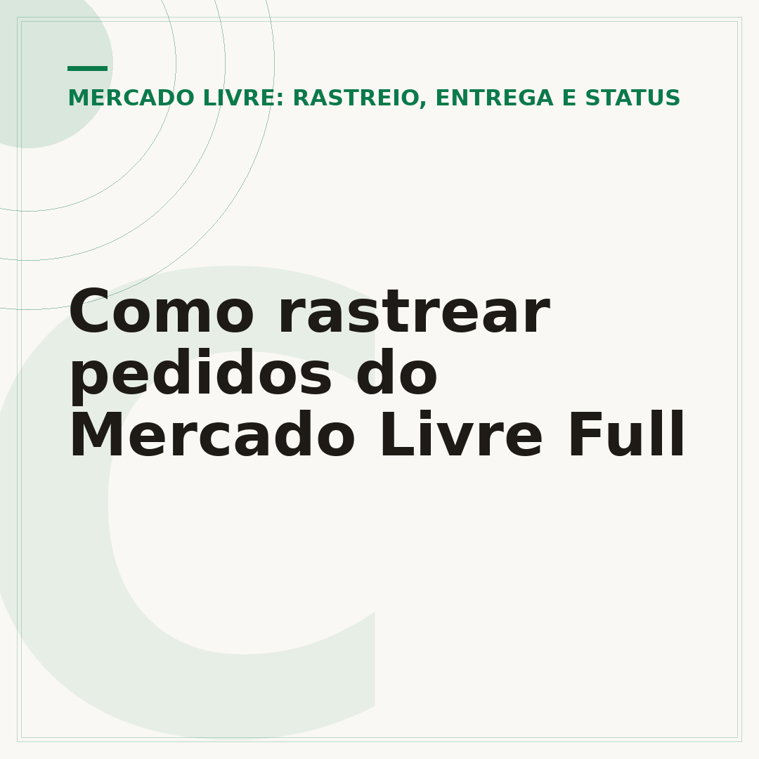 Como rastrear pedidos do Mercado Livre Full