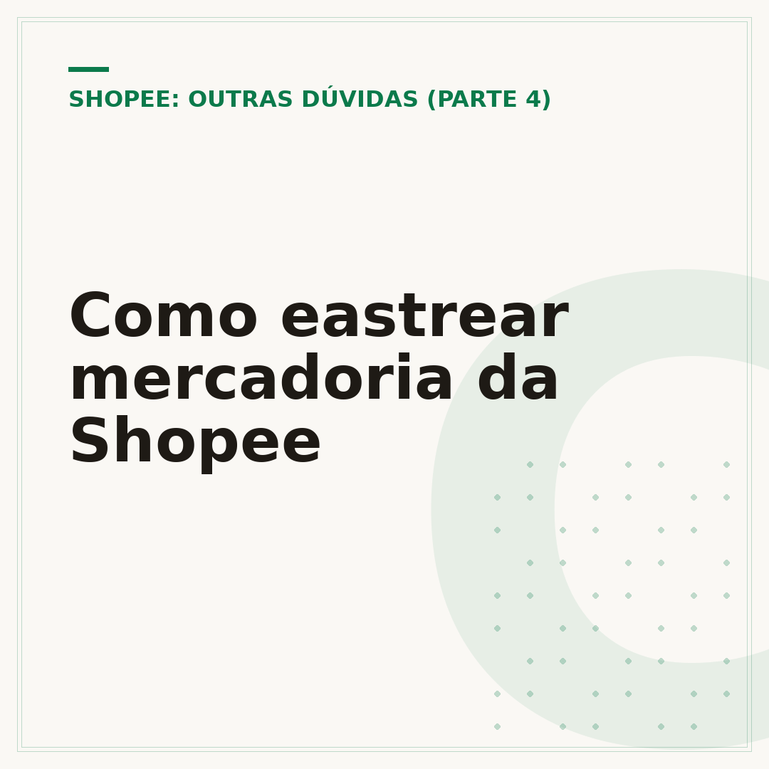 Como eastrear mercadoria da Shopee