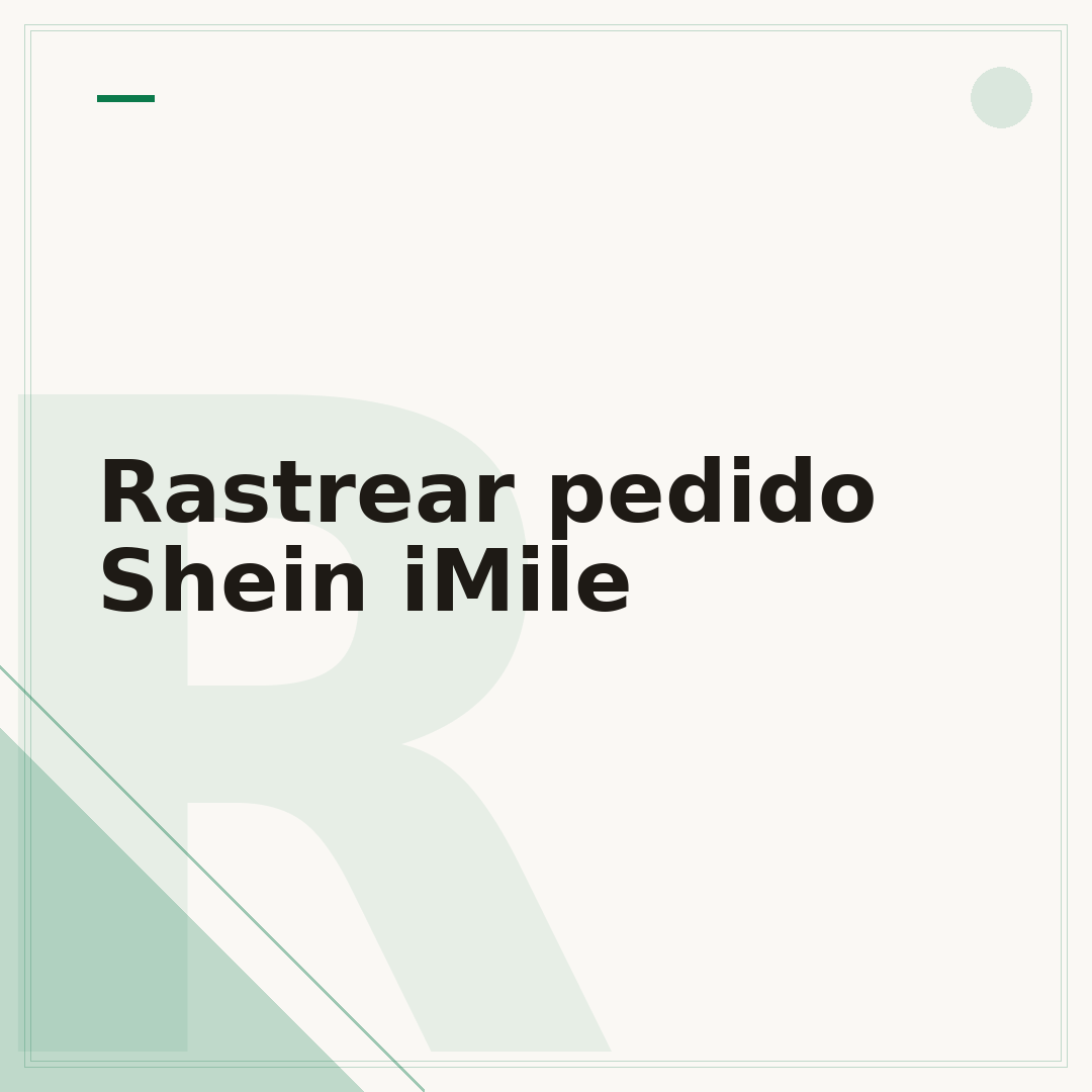 Rastrear pedido Shein iMile