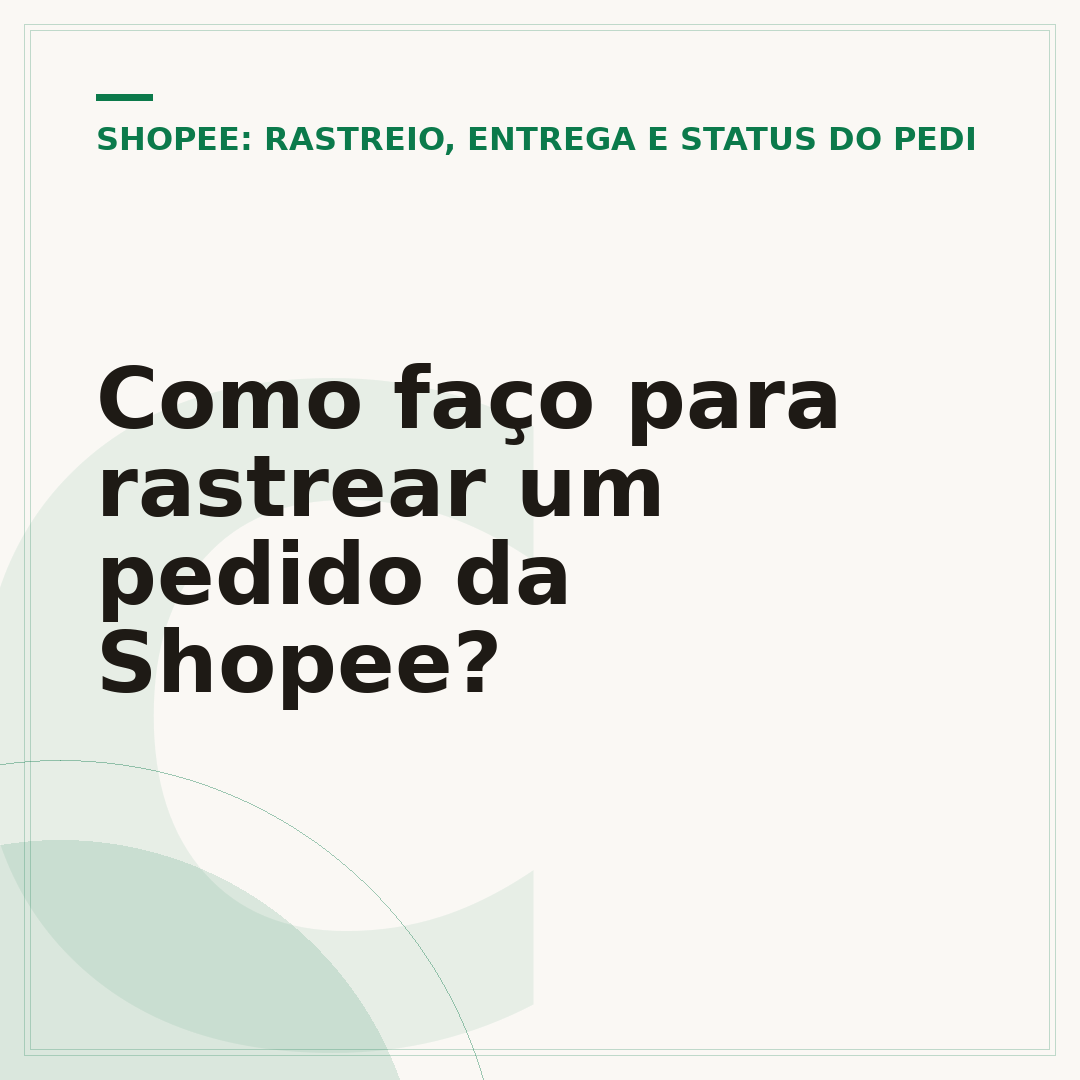 Como faço para rastrear um pedido da Shopee?