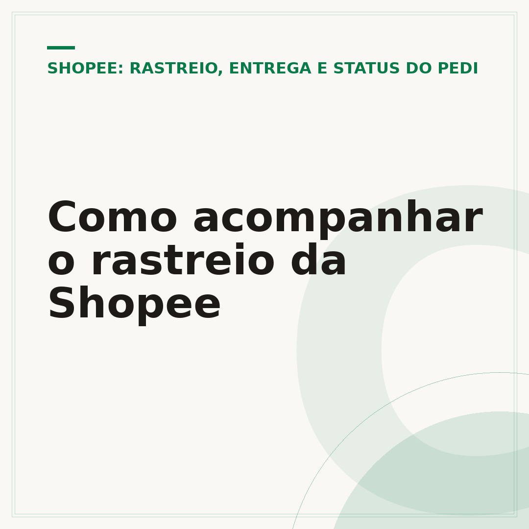 Como acompanhar o rastreio da Shopee