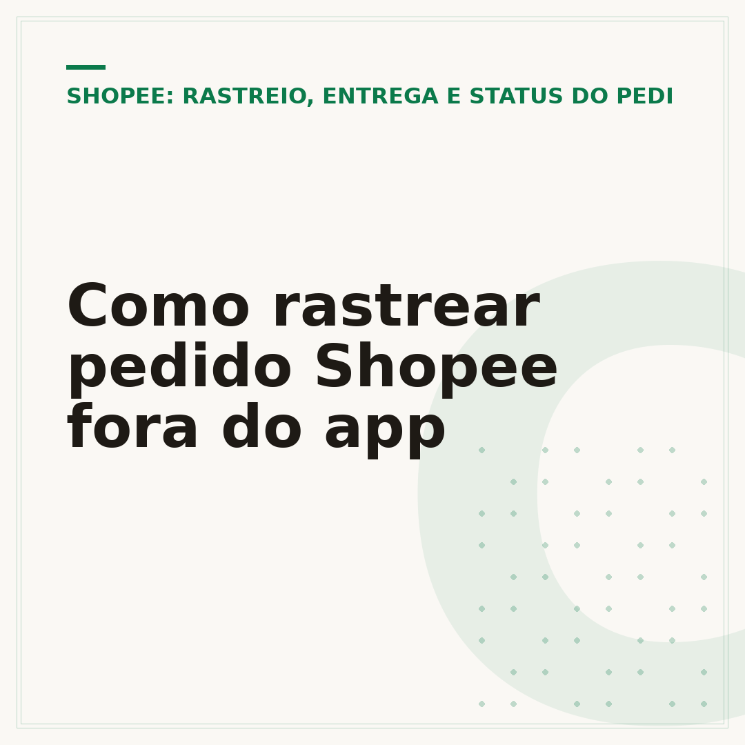 Como rastrear pedido Shopee fora do app
