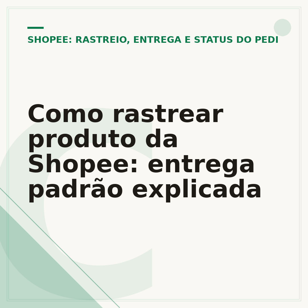 Como rastrear produto da Shopee: entrega padrão explicada